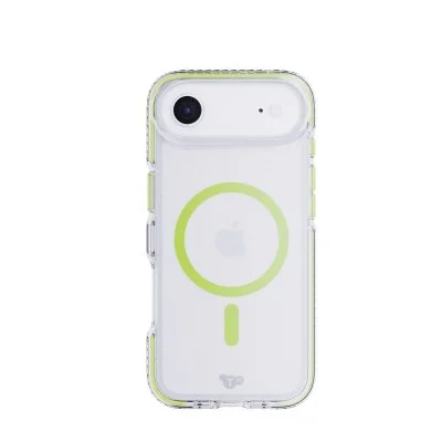 Tech21 Appleiphone 17 Air Evocrystal W/Magsafe _ Clear/Glow Green
